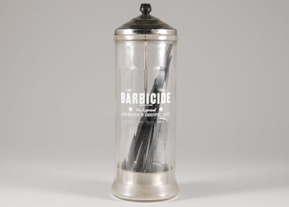 Jar à désinfectant Barbicide, King