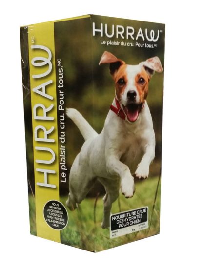 Nourriture crue déshydratée pour chien Dinde SANS GRAINS Hurraw