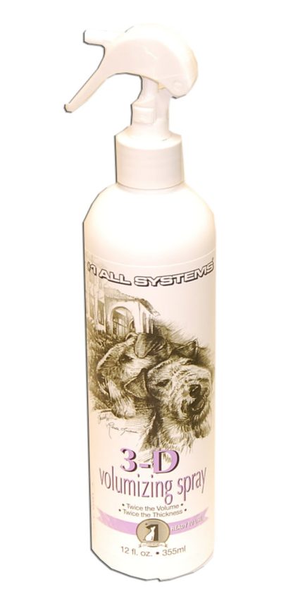 3-D volumizing spray, All systems (volumisateur de poils) 355ml